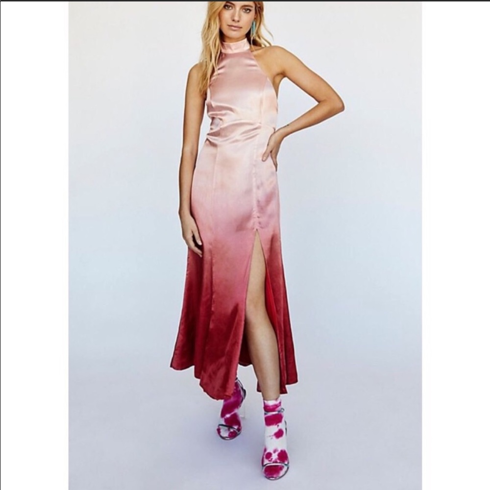 Free People Sunset Midi Dress EUC